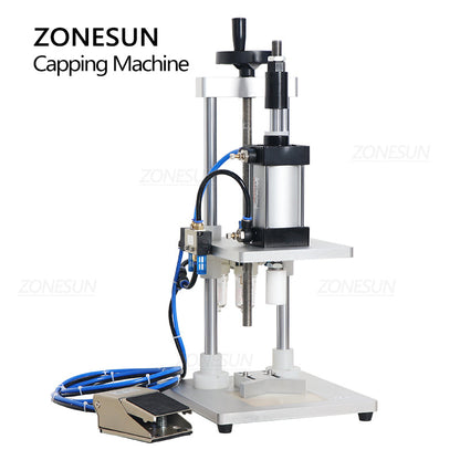 ZONESUN ZS-GK5 13/15/18/20mm Pneumatic Perfume Capping Machine