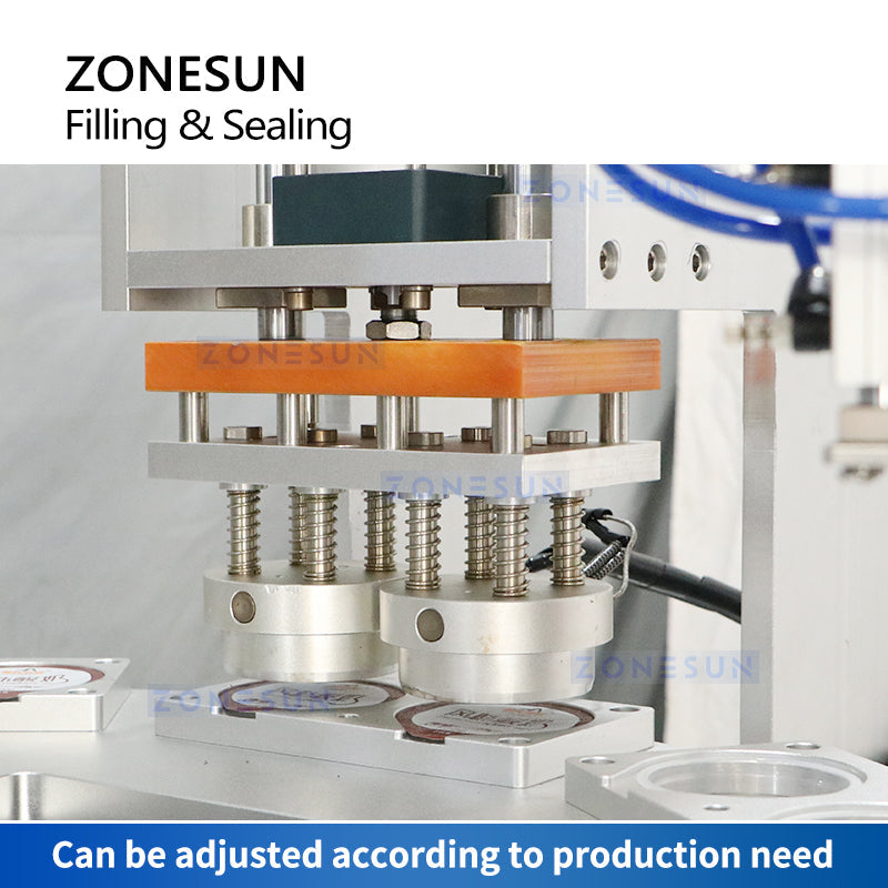 ZONESUN ZS-AFS02 Macchina per sigillare il riempimento di pasta liquida con pompa a pistone per tazza di plastica 