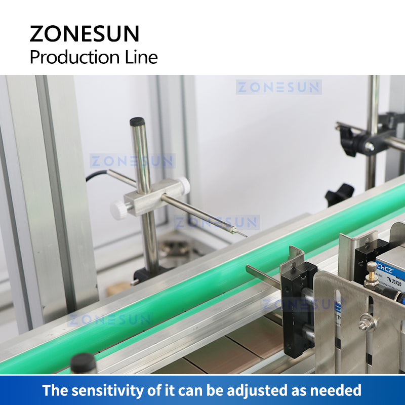 ZONESUN ZS-FAL180D3 Automatic Magmetic Pump Liquid Filling Round Bottle Cap Screwing Labeling Production Line