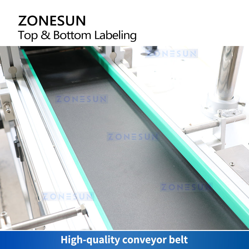 ZONESUN ZS-TB602 Automatic Top & Bottom Flat Surface Labeling Machine