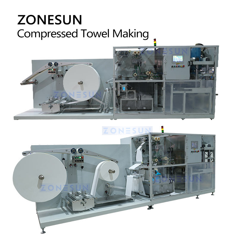 zonesun compressed towel machine