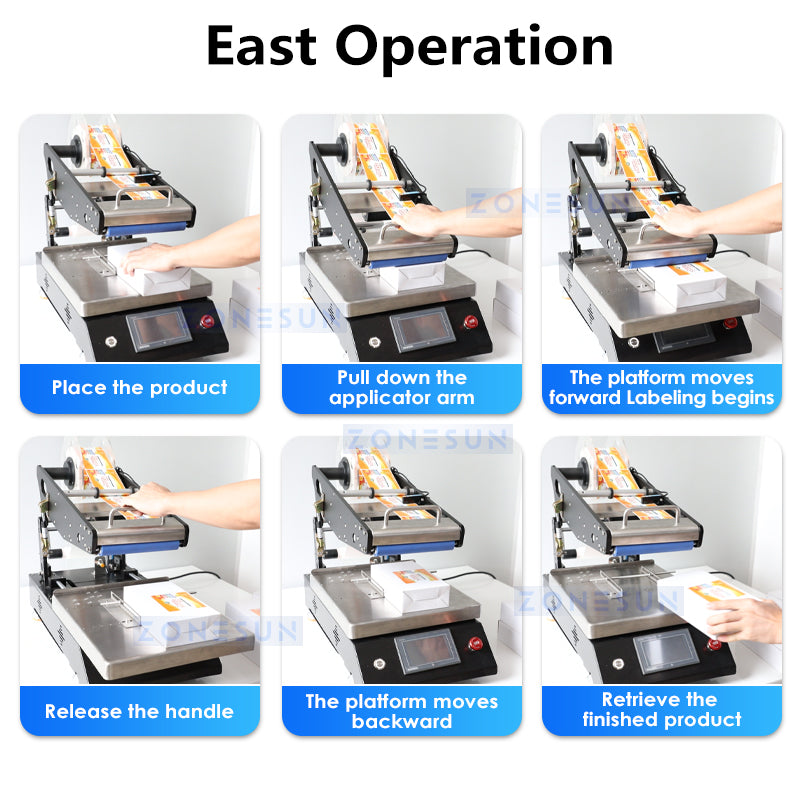 ZONESUN ZS-TB4 Etichettatrice manuale per superfici piane 