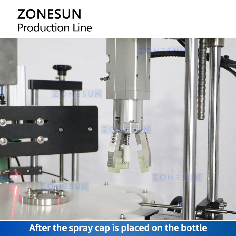 ZONESUN ZS-AFCL3 Automatic Liquid Bottle Filling Capping Labeling Prodction Line