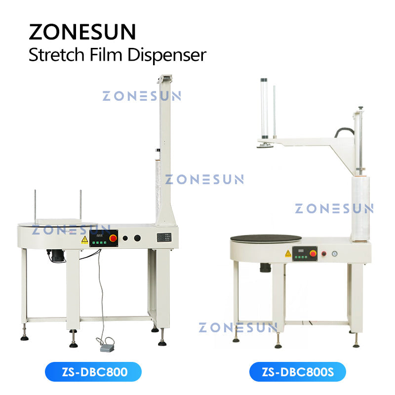 ZONESUN ZS-DBC800 Macchina avvolgitrice automatica con film estensibile 