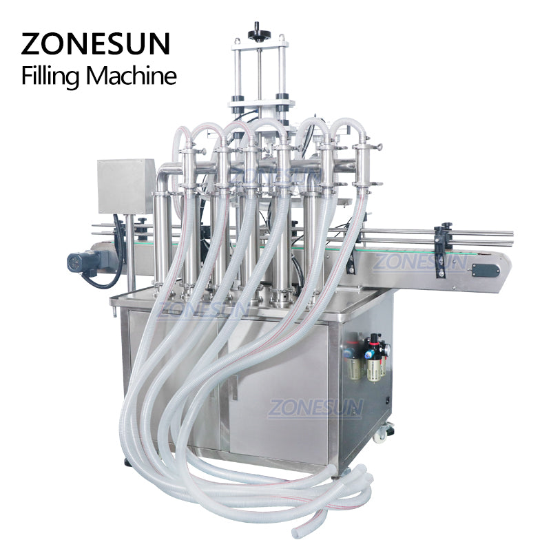 ZONESUN ZS-YT6T-6Y Automatic Pneumatic Liquid Filling Machine