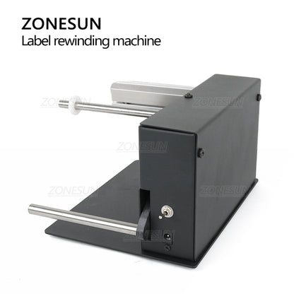 ZONESUN Small Electric Automatic Label Rewinding Machine