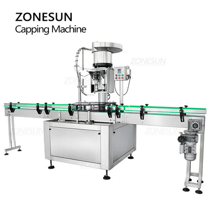 ZONESUN ZS-XG440E Automatic Beer Bottle Capping Machine Crown Capper