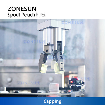 ZONESUN ZS-AFC12 Tappatrice riempitrice automatica per sacchetti con beccuccio per pasta