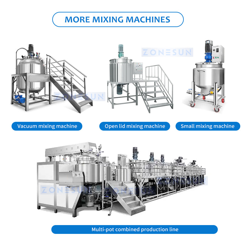 Máquina mezcladora de calentamiento al vacío ZONESUN ZS-VM500 