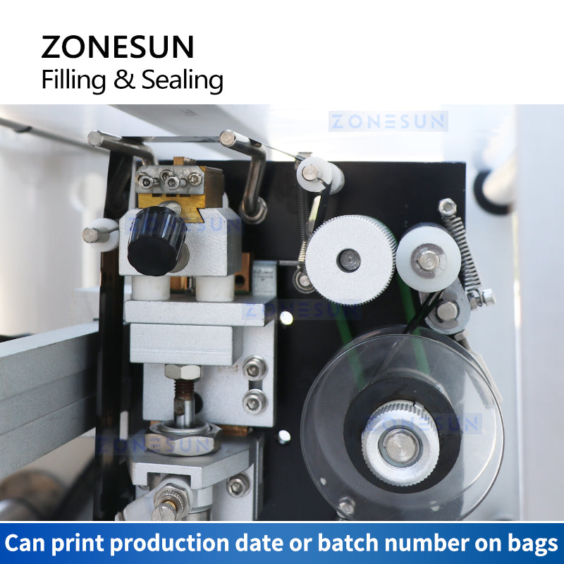 ZONESUN ZS-GFGT620 Full Automatic Paste Satchet Bag Filling Sealing Machine With Feeding Pump