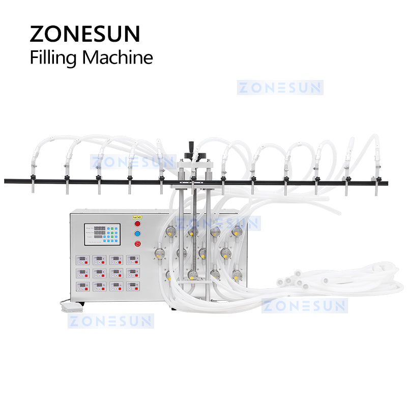 ZONESUN ZS-MPYT12P Semi Automatic Magnetic Pump Liquid Filling Machine