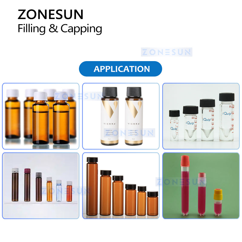 ZONESUN ZS-AFC16P Automatic Vial Liquid Filling Capping Machine