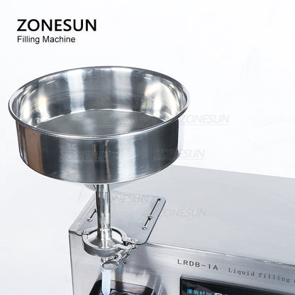 ZONESUN ZS-NP1 Máquina de llenado de líquidos para uñas con bomba peristáltica semiautomática de 3-200 ml