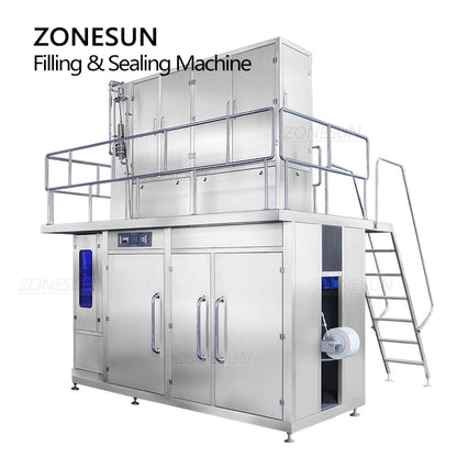 ZONESUN ZS-AUBP Automatic Liquid Filiing And Aseptic Packaging Machine