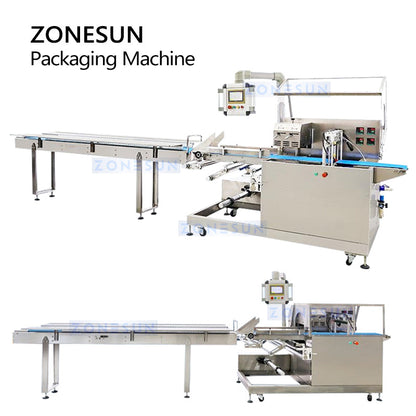 ZONESUN ZS-HY680 Automatic Horizontal Flow Vegetables Packaging Sealing Machine