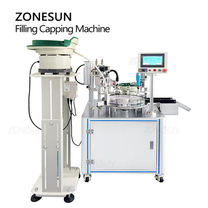 Tappatrice automatica per riempimento cartucce E-liquid ZONESUN ZS-EL450 