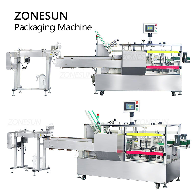 Máquina envasadora y sellado de cajas ZONESUN ZS-MSZH50 