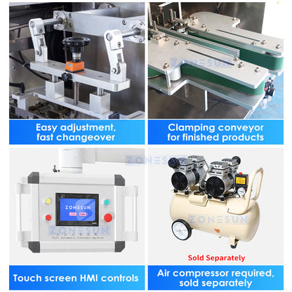 ZONESUN ZS-ZH120 Automatic Carton Folding Gluing Machine