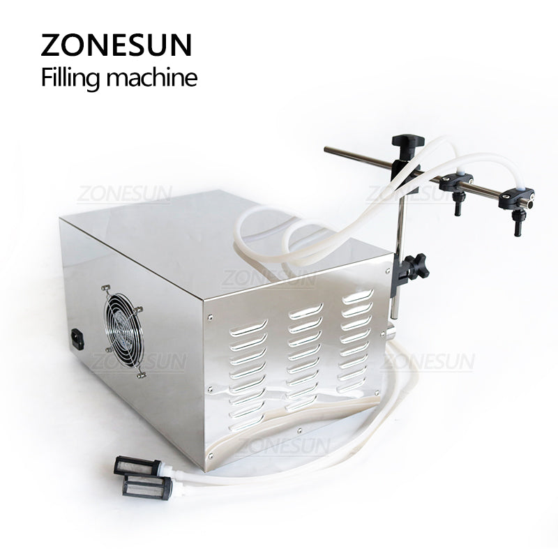 ZONESUN ZS-YG2 2 Nozzles Magnetic Pump Liquid Filling Machine