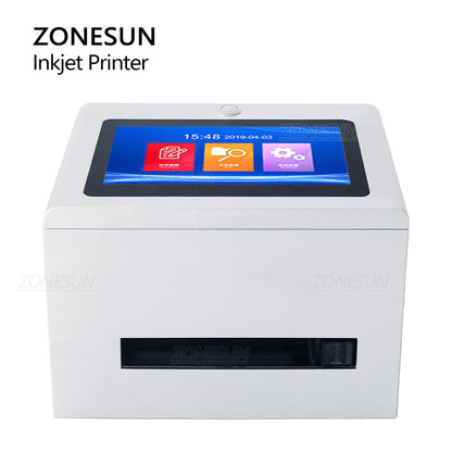 Máquina codificadora de fecha de inyección de tinta de sobremesa ZONESUN ZS-TIP127 