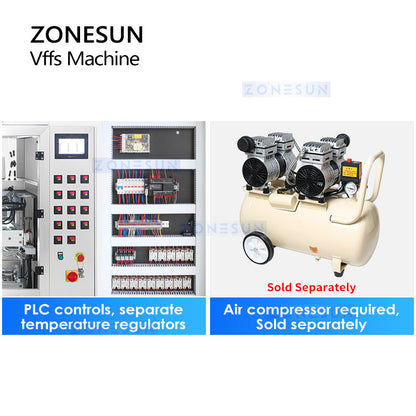 ZONESUN ZS-FSL12 Automatic VFFS 12 Lanes Granule Filling Sealing Machine