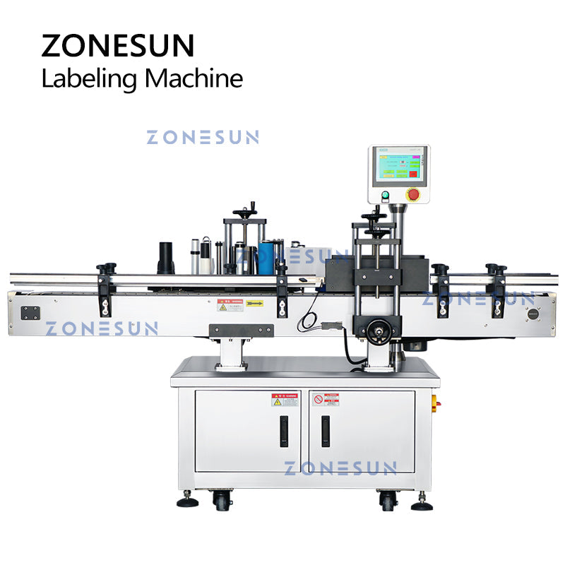 ZONESUN ZS-TB200R Etichettatrice automatica per bottiglie rotonde avvolgenti 