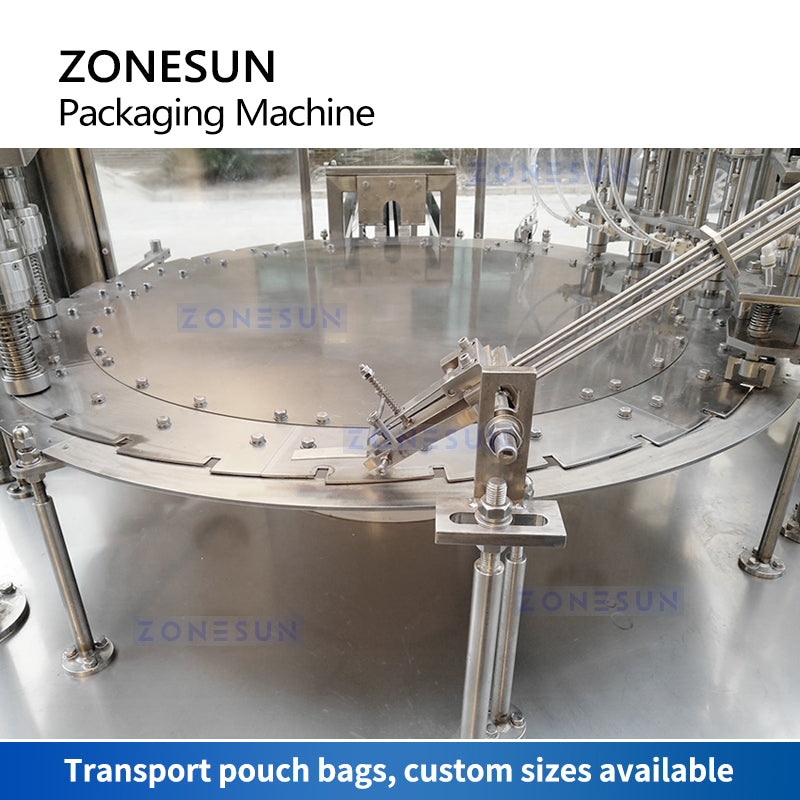 Tappatrice per riempimento di liquidi con busta automatica ZONESUN ZS-AFC6YL