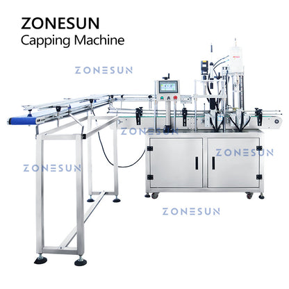 ZONESUN ZS-XGC2 Automatic Double Deck Bottle Capping Machine