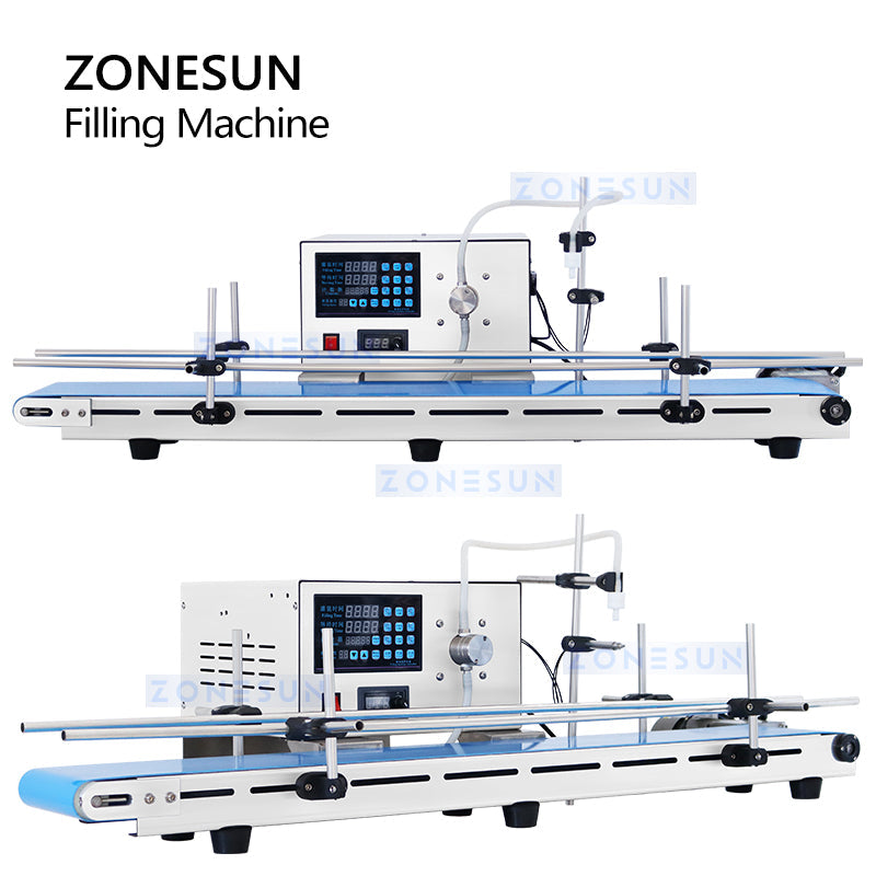 ZONESUN ZS-MPYT250C Automatic Single Nozzle Magnetic Pump Liquid Filling Machine