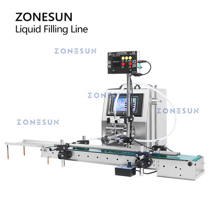 ZONESUN ZS-DTCP1 Automatic Single Nozzle Ceramic Pump Liquid Filling Machine