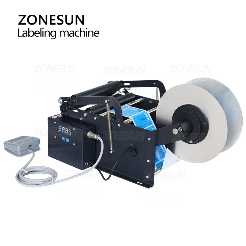 ZONESUN ZS-TB16P Etichettatrice elettrica per bottiglie rotonde 