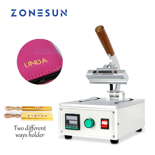 ZONESUN WT-90ZM Macchina per stampa a caldo manuale da tavolo