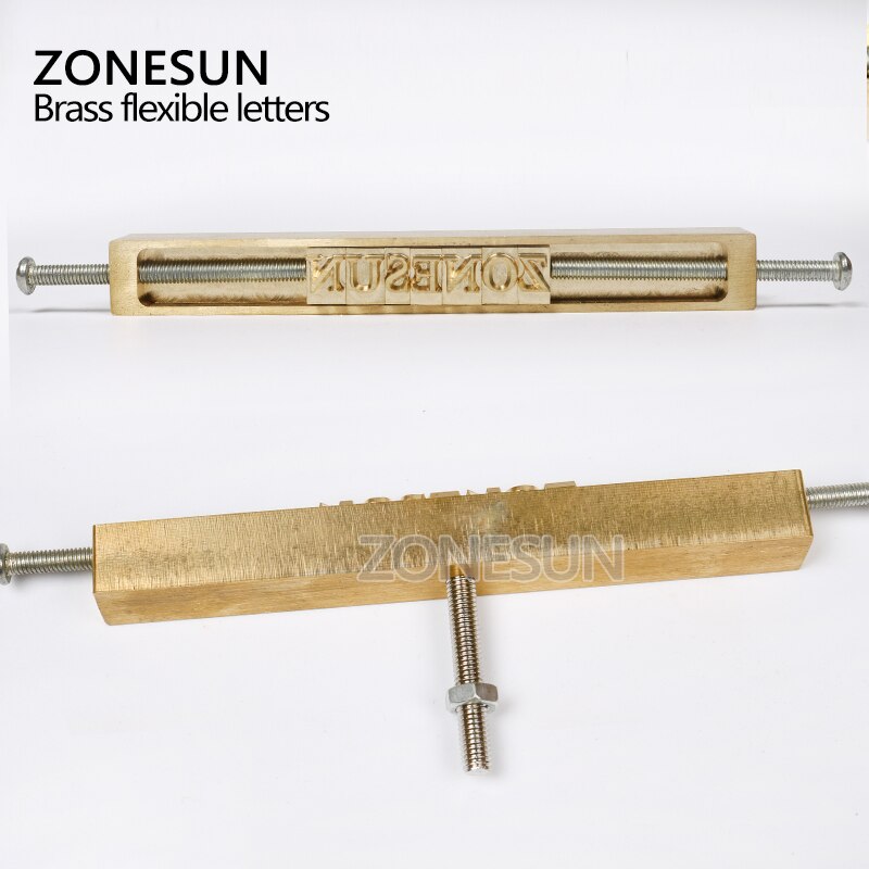 ZONESUN Debossing Letter Die Mould CNC Engraving Mould