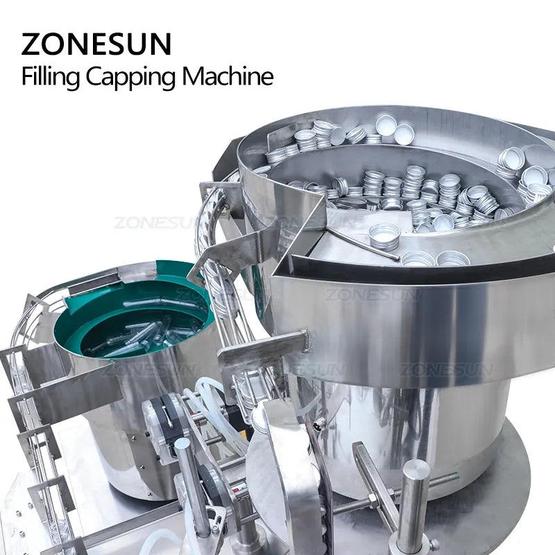 ZONESUN ZS-AFC10 Automatic Double Nozzles Peristaltic Pump Liquid Tube Filling Capping Machine