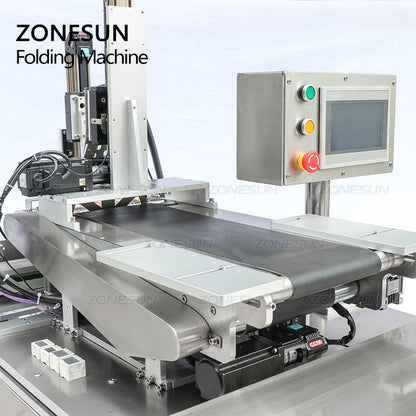 ZONESUN ZS-MS1TZD Macchina confezionatrice pieghevole per maschere facciali ad alta velocità 