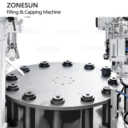 ZONESUN ZS-AFC23 Bomba de pistón automática Máquina llenadora y tapadora de pasta líquida