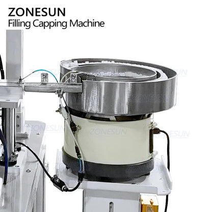 ZONESUN ZS-AFC23A Automatic Piston Pump Liquid Paste Filling Capping Machine