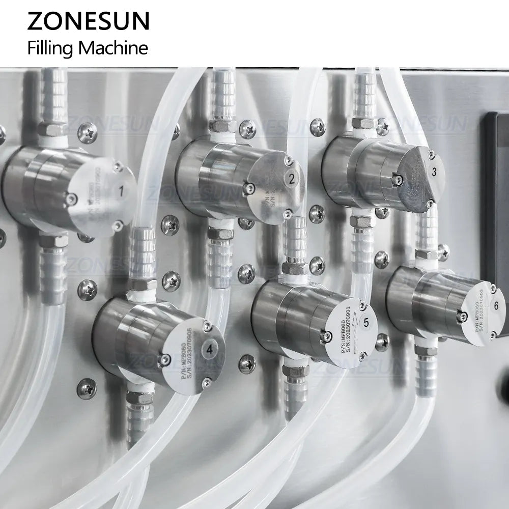 ZONESUN ZS-MPZ6 Semi Automatic Magnetic Pump Liquid Filling Machine