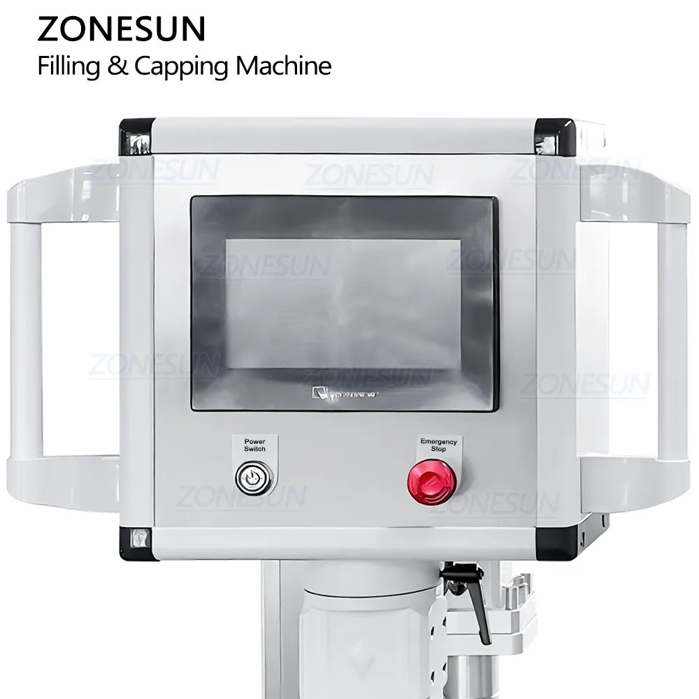 ZONESUN ZS-AFC23 Bomba de pistón automática Máquina llenadora y tapadora de pasta líquida