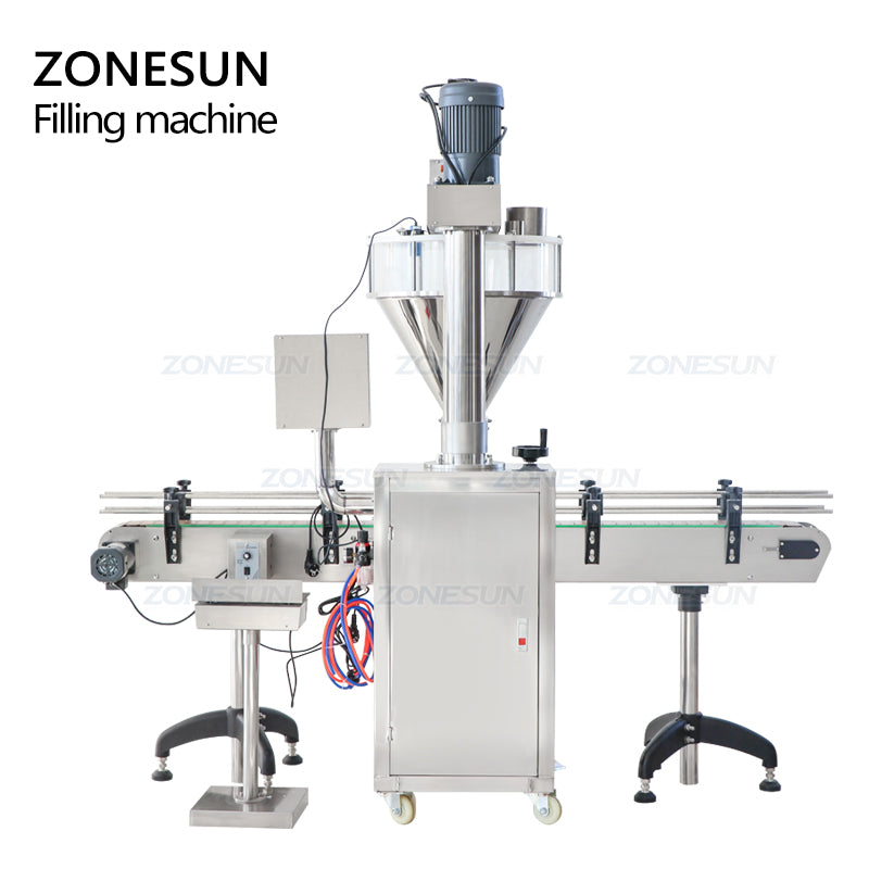 ZONESUN ZS-FM730A 10-2000g Pesatrice automatica per riempimento coclea polvere