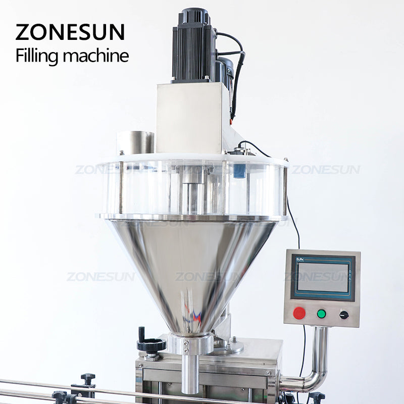 ZONESUN ZS-FM730A 10-2000g Máquina automática de pesaje y llenado de barrena de polvo