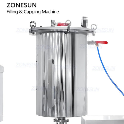 ZONESUN ZS-AFC23 Bomba de pistón automática Máquina llenadora y tapadora de pasta líquida