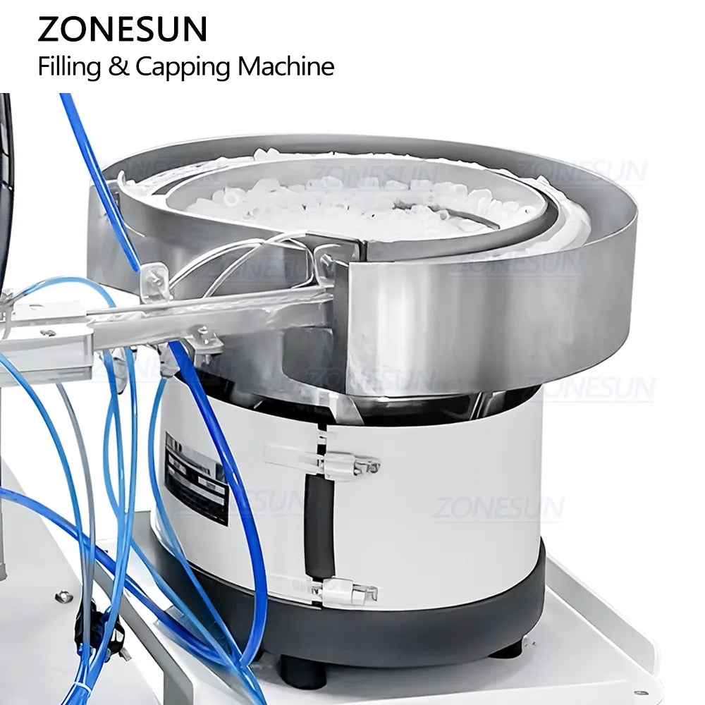 ZONESUN ZS-AFC23 Bomba de pistón automática Máquina llenadora y tapadora de pasta líquida