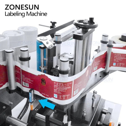 ZONESUN ZS-TB700 Automatic Round Bottle High Speed Labeling Machine