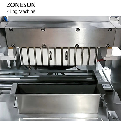 ZONESUN ZS-GTL12 Automatic Piston Pump Liquid Paste Heating Mixing Filling Machine