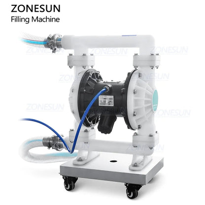 ZONESUN ZS-VTGF2 Automatic Servo Double Nozzles Gear Pump Viscous Liquid Tracking Filling Machine