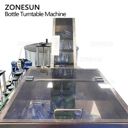 ZONESUN ZS-LP250 Full Automatic Round Square Bottle Sorting Turntable Unscrambler Machine