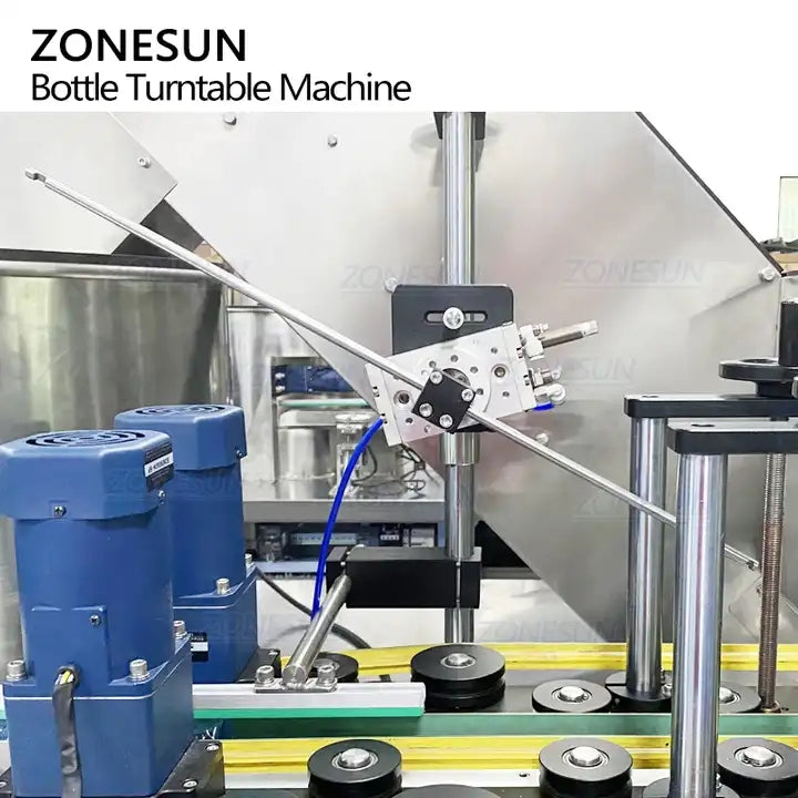 ZONESUN ZS-LP250 Full Automatic Round Square Bottle Sorting Turntable Unscrambler Machine