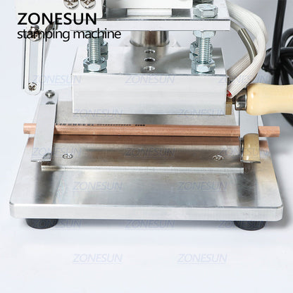 ZONESUN ZS-100A Macchina per stampa a caldo con logo personalizzato 5x10 cm