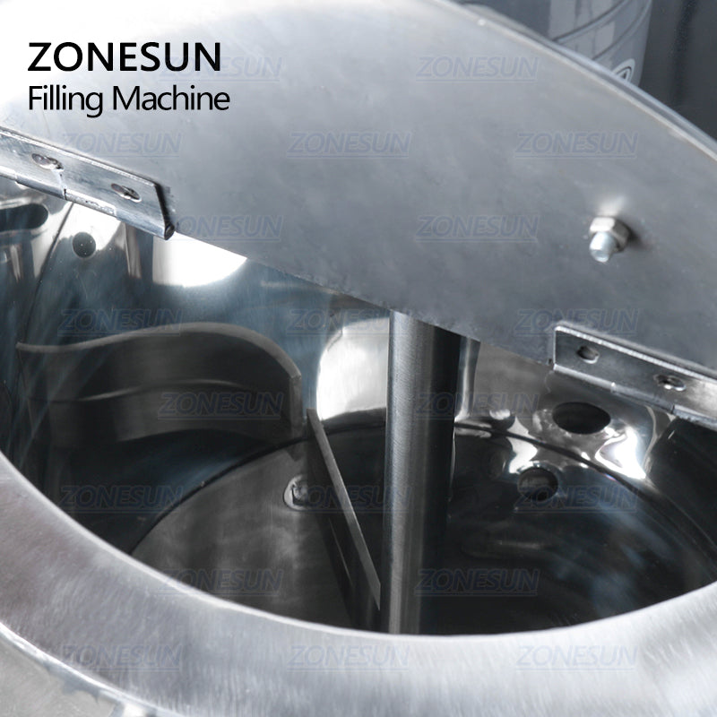 ZONESUN ZS-GTL 15L 30L Heating Paste Filling Machine Mixing Heater Lip gloss machine